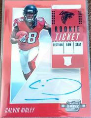 Calvin Ridley [Autograph Red] Football Cards 2018 Panini Contenders Optic Prices