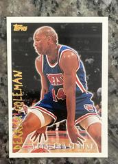 Derrick Coleman Basketball Cards 1994 Topps Franchise Future Prices