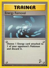 Energy Removal #119 Pokemon Base Set 2 Prices