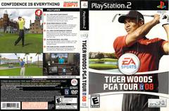 Slip Cover Scan By Canadian Brick Cafe | Tiger Woods PGA Tour 08 Playstation 2