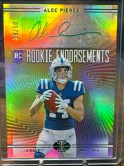 Alec Pierce [Green] Football Cards 2022 Panini Illusions Rookie Endorsements Autographs Prices