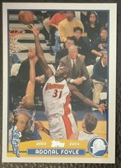 Adonal Foyle #213 Basketball Cards 2003 Topps Prices