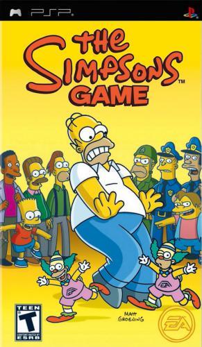 The Simpsons Game Cover Art