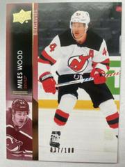 Miles Wood Hockey Cards 2021 Upper Deck Prices