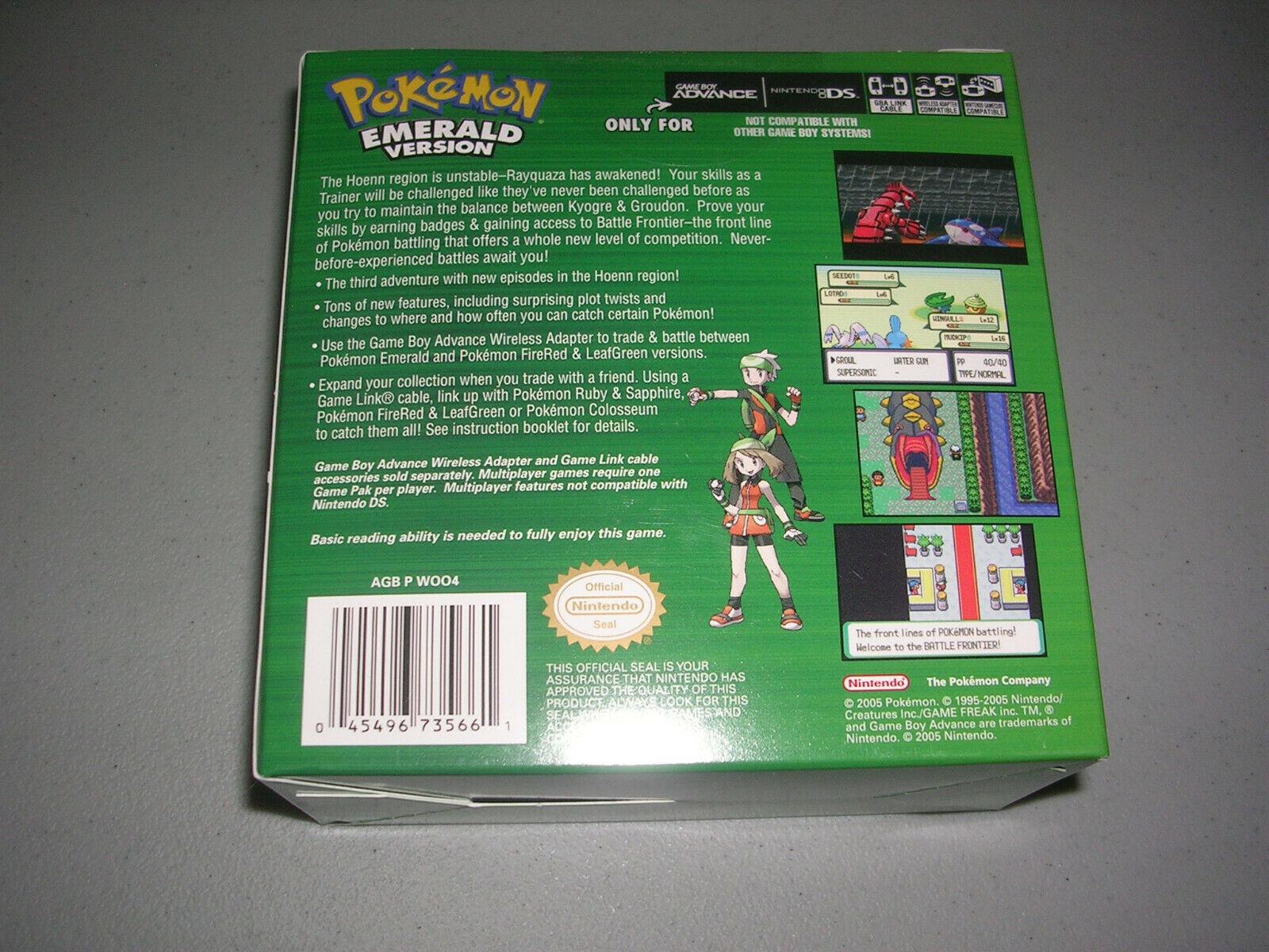 Pokemon Emerald [Case Bundle] Prices GameBoy Advance | Compare Loose ...