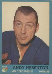 Andy Hebenton Hockey Cards 1962 Topps Prices