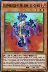 Brotherhood of the Fire Fist - Spirit YuGiOh Fists of the Gadgets Prices