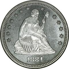 1884 Coins Seated Liberty Half Dollar Prices