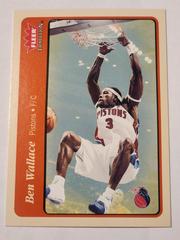 Ben Wallace #53 Basketball Cards 2004 Fleer Prices