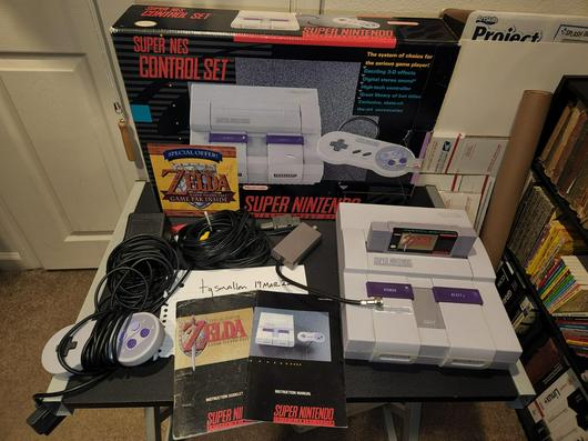 Super Nintendo System [Zelda Set] photo