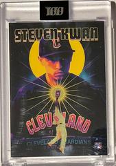 Topps Project100 Card 65 - Steven Kwan by Arno Kiss - Artist Signed Artist  Proof Edition