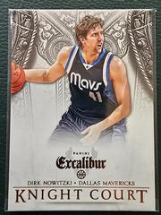 Dirk Nowitzki #5 Basketball Cards 2014 Panini Excalibur Knight Court Prices