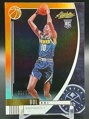 Bol Bol [Orange] #2 Basketball Cards 2019 Panini Absolute Memorabilia Prices