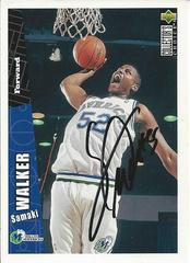 Samaki Walker (Autographed) #232 Basketball Cards 1996 Collector's Choice Prices