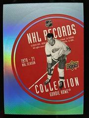 Gordie Howe [Platinum] Hockey Cards 2021 Upper Deck Record Collections Prices