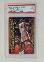 LeBron James #21 Basketball Cards 2003 UD Collectibles Freshman Season Prices