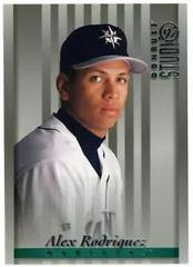 Alex Rodriguez [Studio] #43 Baseball Cards 1997 Panini Donruss Prices