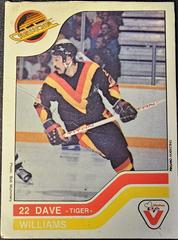 Dave Williams #120 Hockey Cards 1983 Vachon Prices