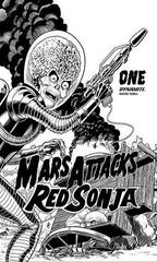Mars Attacks Red Sonja [Kitson Sketch] Comic Books Mars Attacks Red Sonja Prices