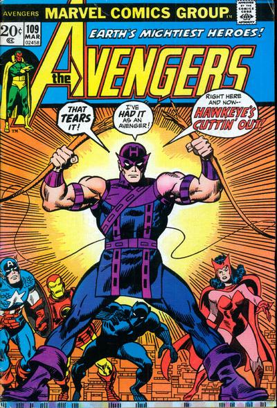 Avengers #109 (1973) Comic Books Avengers