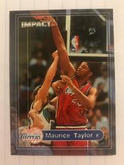 Maurice Taylor Basketball Cards 1999 SkyBox Impact Prices