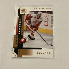 Sergei Fedorov [SP Limited] Hockey Cards 2001 SP Authentic Prices