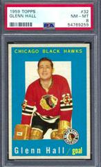 Glenn Hall #32 Hockey Cards 1959 Topps Prices