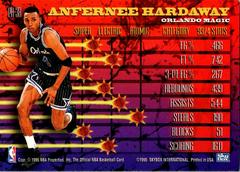 Back | Anfernee Hardaway Basketball Cards 1994 Hoops Power Ratings