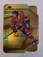 Cole Caufield Hockey Cards 2021 Upper Deck MVP Colors and Contours Prices