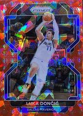 Luka Doncic [75th Anniversary Diamond Prizm] Basketball Cards 2021 Panini Prizm Prices