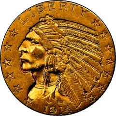1914 [PROOF] Coins Indian Head Half Eagle Prices