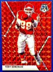 Tony Gonzalez [Fusion Red Choice] Football Cards 2020 Panini Mosaic Prices