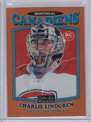 Charlie Lindgren [Rainbow Orange] Hockey Cards 2016 O-Pee-Chee Platinum Retro Prices