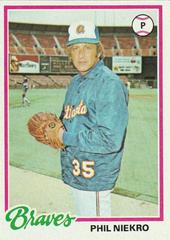 Phil Niekro #10 Baseball Cards 1978 Topps Prices
