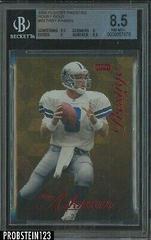 Troy Aikman [Gold] #80 Football Cards 1998 Playoff Prestige Prices