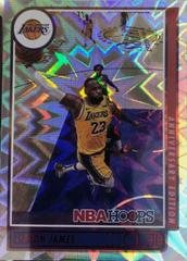 LeBron James [Anniversary Edition] #136 Basketball Cards 2021 Panini Hoops Prices
