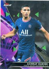 Achraf Hakimi #80 Soccer Cards 2021 Topps Finest UEFA Champions League Prices