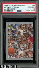 Michael Jordan #95 Basketball Cards 1998 Upper Deck International MJ Stickers Prices