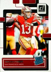 Brock Purdy Football Cards 2022 Panini Clearly Donruss Prices
