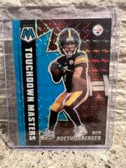 Ben Roethlisberger [Blue Fluorescent] Football Cards 2021 Panini Mosaic Touchdown Masters Prices