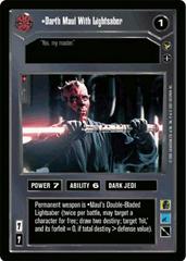 Darth Maul With Lightsaber [Limited] Star Wars CCG Theed Palace Prices