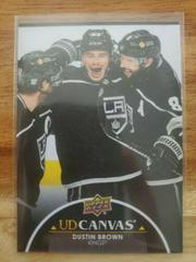 Dustin Brown [Black] Hockey Cards 2021 Upper Deck UD Canvas Prices