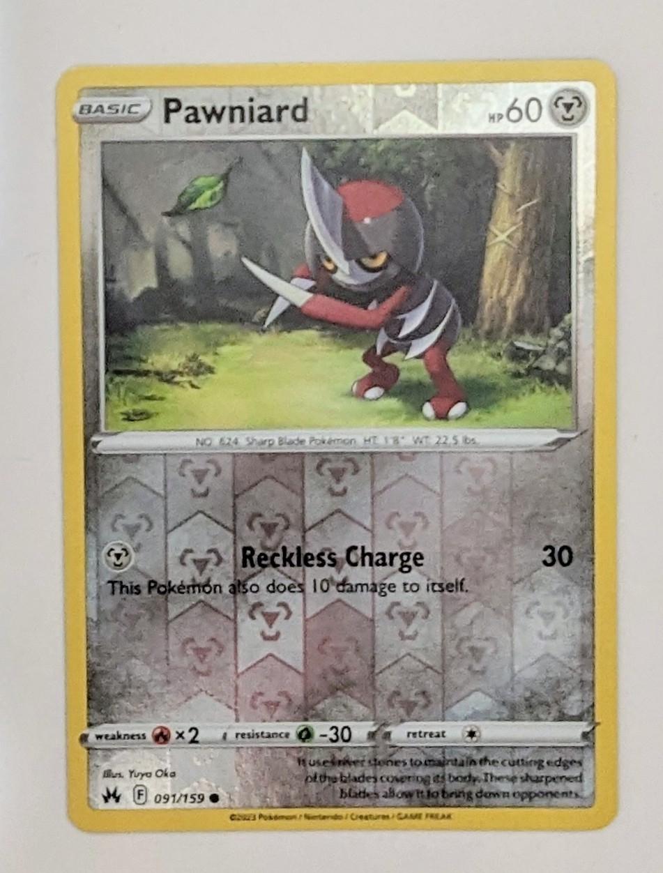 Pawniard Reverse Holo Prices Pokemon Crown Zenith Pokemon Cards