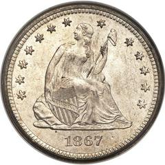 1867 S Coins Seated Liberty Quarter Prices