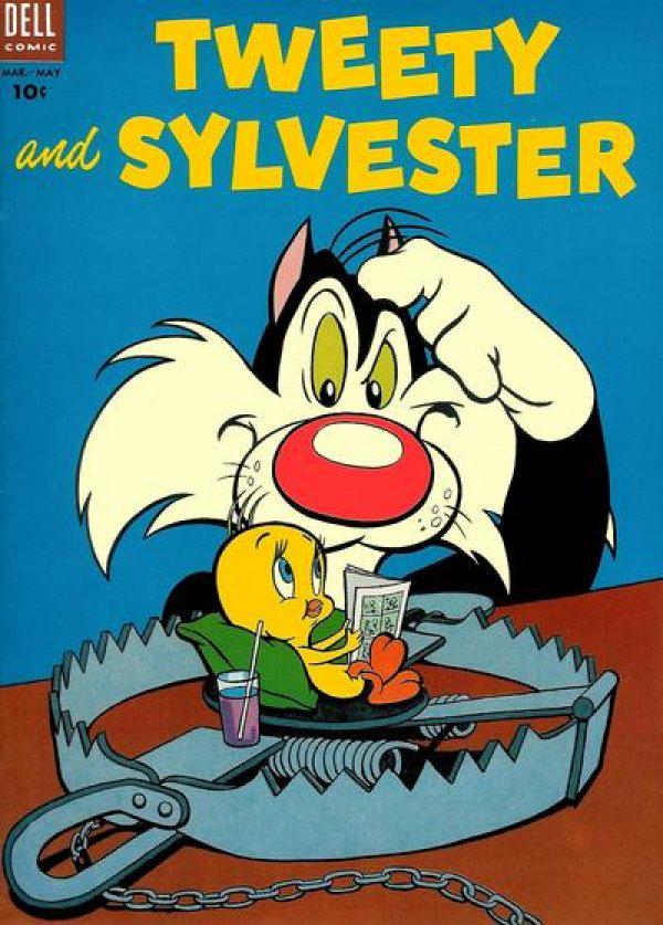 Tweety and Sylvester #4 (1954) Comic Books Tweety and Sylvester