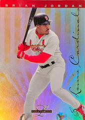 Brian Jordan #34 Baseball Cards 1995 Leaf Limited Gold Prices