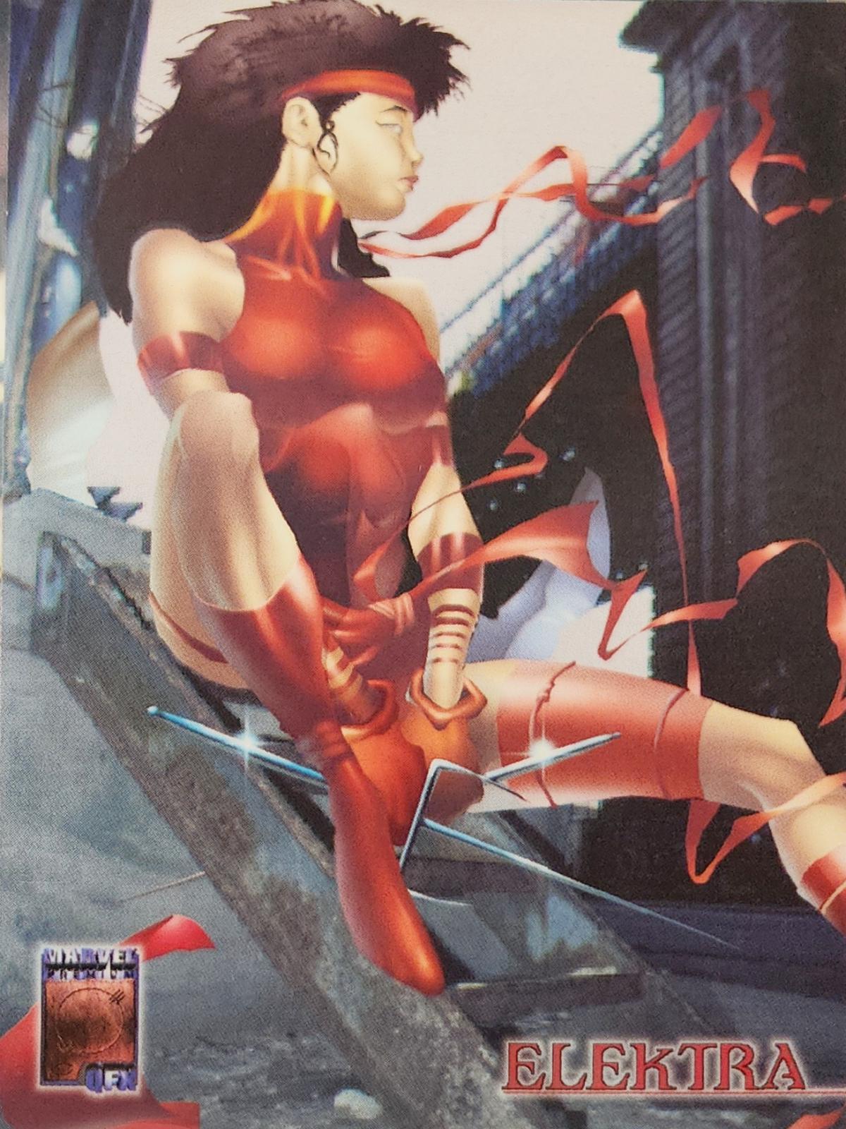 Elektra #11 Marvel 1997 Fleer Premium QFX