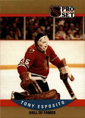 Tony Esposito Hockey Cards 1990 Pro Set Prices