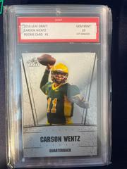 Front Of Card | Carson Wentz Football Cards 2016 Leaf Draft