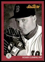 Roger Clemens #14 Baseball Cards 1991 Studio Prices